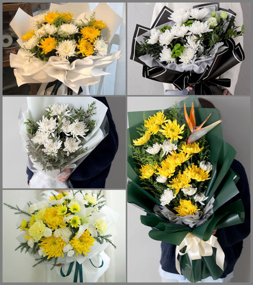 广东揭阳市普宁市大坝镇杜香寮村白事花束代送